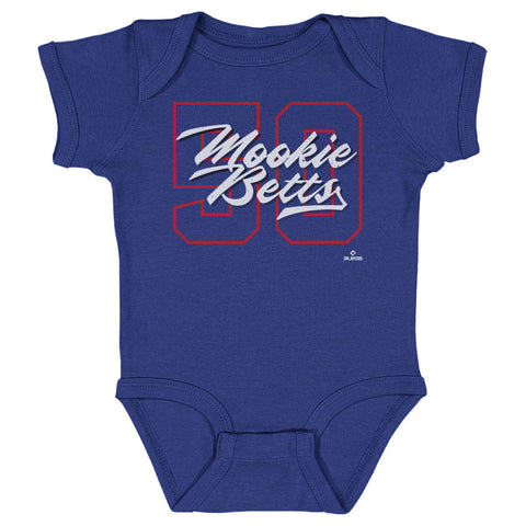 Mookie Betts Los Angeles D Number Script WHT