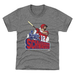 Kyle Schwarber Philadelphia Graffiti WHT