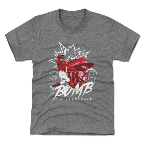Kyle Schwarber Philadelphia Dual Schwar Bomb WHT