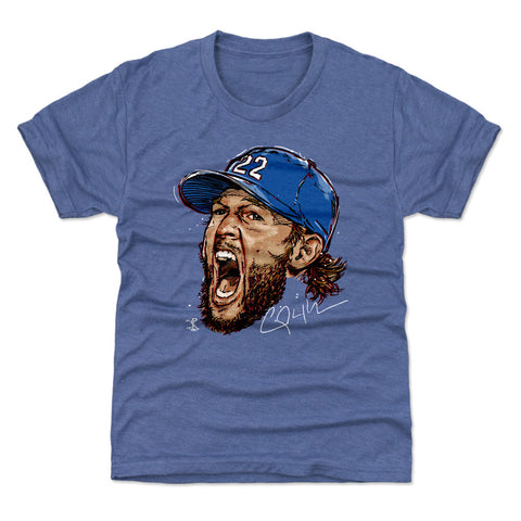 Clayton Kershaw Scream WHT