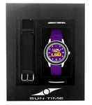 LSU Tigers Unisex Colors Watch Gift Set