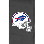 Silver Club Chair with  Buffalo Bills Helmet Logo