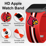 Louisville Cardinals HD Apple Watch Band