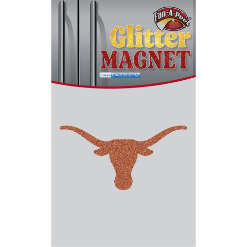 Texas Longhorns Glitter Magnet