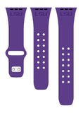 Louisiana State Tigers Engraved Apple Watch Band