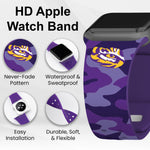 LSU Tigers HD Apple Watch Band