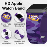 LSU Tigers HD Apple Watch Band