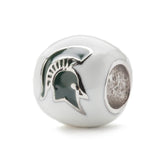 Michigan State Bead White