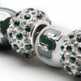 Michigan State Bead White
