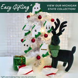 Michigan State Spartan Earrings Huggie Hoops