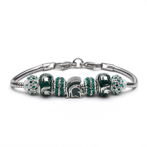 Michigan State Charm Bracelet