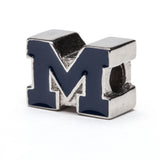 Michigan Charm Blue Block M