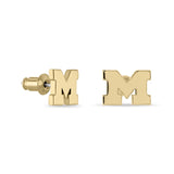 Michigan Earring Studs 18K Gold Finish