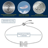 Michigan Wolverine Jewelry Bolo Bracelet Stainless Steel
