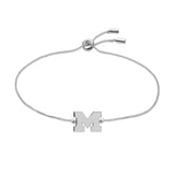 Michigan Wolverine Jewelry Bolo Bracelet Stainless Steel