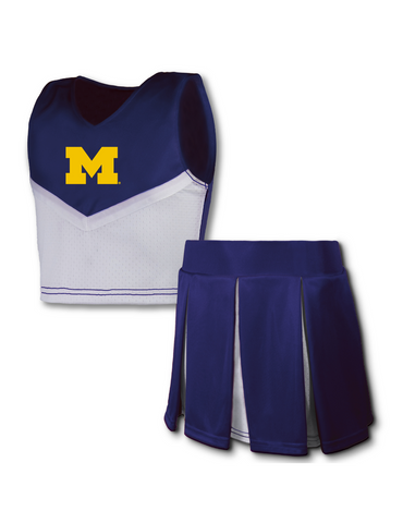Michigan Wolverines Youth Girls' Cheer Set