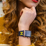 Michigan Wolverines Apple Watch Band