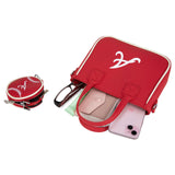 MLB Atlanta Braves Team Tote/Crossbody with Baseball Coin Pouch