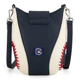 MLB Atlanta Braves Team Baseball Stitch Crossbody -Blue