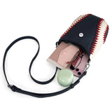 MLB Atlanta Braves Team Baseball Stitch Crossbody -Blue
