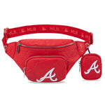 MLB Atlanta Braves Team Fanny Pack Belt Sling Bag