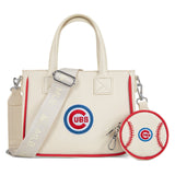 MLB Chicago Cubs Team Tote/Crossbody with Baseball Coin Pouch