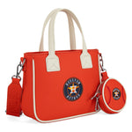 MLB Houston Astros Team Tote/Crossbody with Baseball Coin Pouch