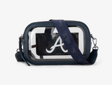 MLB Atlanta Braves Clear Crossbody Bag