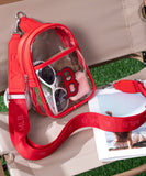 MLB Boston Red Sox Clear Sling Stadium Bag