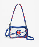 MLB Chicago Cubs Clear Bag with Baseball Stitch