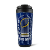 LA Dodgers '24-'25 Back to Back World Series Champions 26oz Ice Shakers