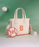 MLB Detroit Tigers Team Tote with Baseball Coin Pouch