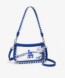 MLB Los Angeles Dodgers Clear Bag with Baseball Stitch