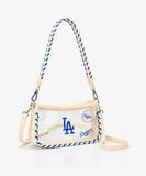 MLB Los Angeles Dodgers Clear Bag with Baseball Stitch