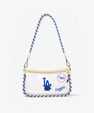 MLB Los Angeles Dodgers Clear Bag with Baseball Stitch