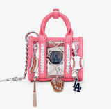MLB Los Angeles Dodgers Clear Mini Tote Bag Charm – Fastball