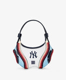 MLB New York Yankees Clear Stitch Hobo - Curveball