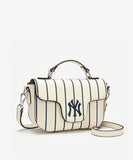 MLB New York Yankees Flap Crossbody Bag with Top Handle