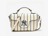 MLB New York Yankees Flap Crossbody Bag with Top Handle
