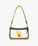 MLB San Diego Padres Clear Bag with Baseball Stitch