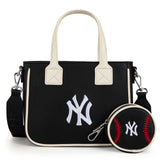 MLB New York Yankees Team Tote/Crossbody with Baseball Coin Pouch