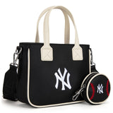 MLB New York Yankees Team Tote/Crossbody with Baseball Coin Pouch