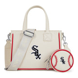 MLB Chicago White Sox Team Tote/Crossbody with Baseball Coin Pouch