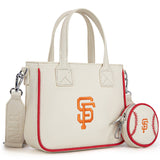 San Francisco Giants Team Tote/Crossbody with Baseball Coin Pouch