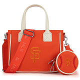 San Francisco Giants Team Tote/Crossbody with Baseball Coin Pouch