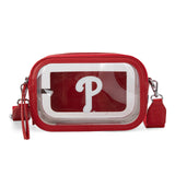 MLB Philadelphia Phillies Team Clear Crossbody Bag/Stadium Bag