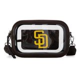 MLB San Diego Padres Team Clear Crossbody Bag/Stadium Bag