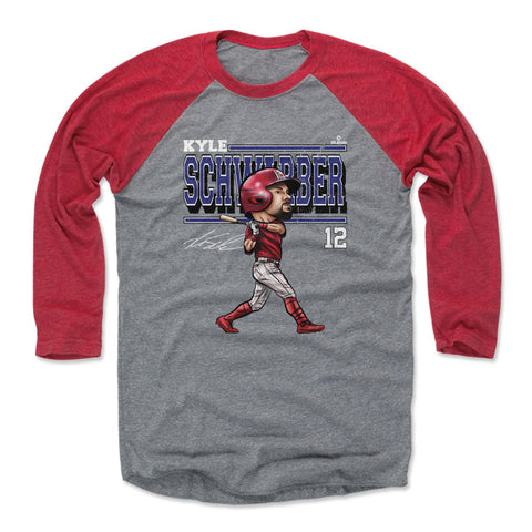 Kyle Schwarber Philadelphia Cartoon WHT