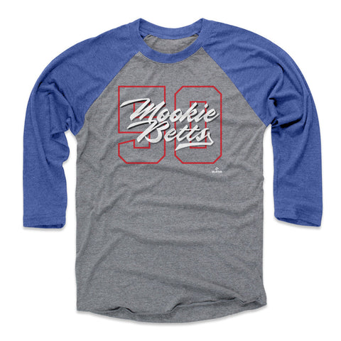 Mookie Betts Los Angeles D Number Script WHT