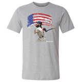 Brandon Marsh Philadelphia American Flag Swing WHT